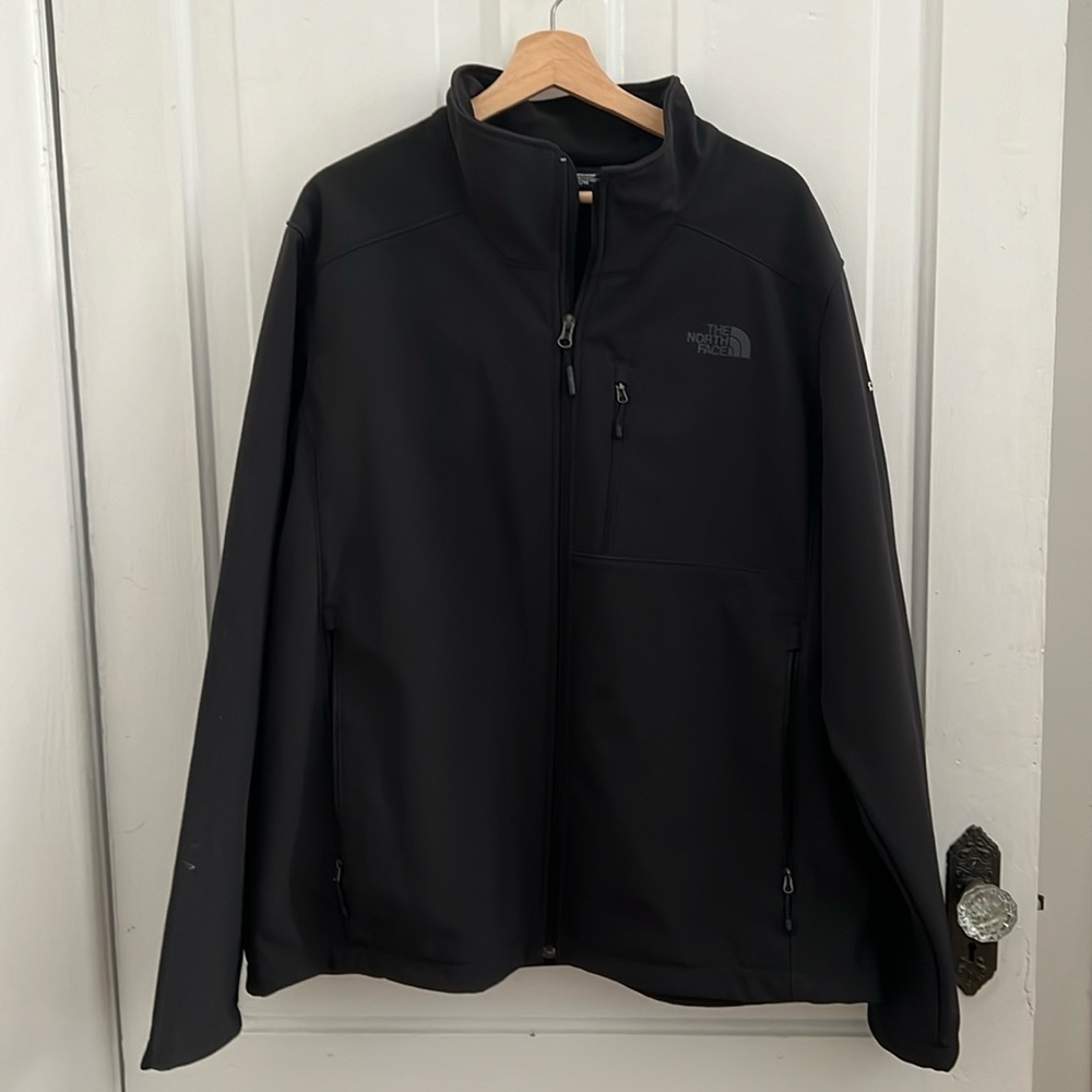 North face black apex bionic jacket men’s XL
